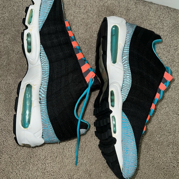 Nike Air Max 95 Premium Tape Zebra "PRM" Gamma Miami Animal Print Mens 13 *NEW* - Picture 11 of 13
